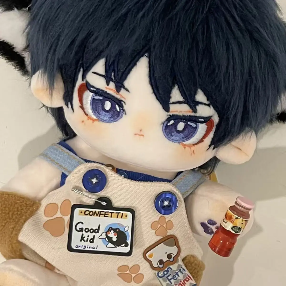 

20cm Game Genshin Impact Balladeer Wanderer Anime Figures Cosplay Plush Body Ear Tail Toys for Children Cartoon Plushies Gifts