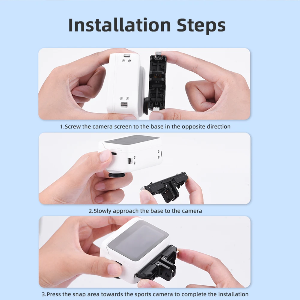 Адаптер расширения экшн-камеры с резьбовым портом 1/4, магнитный быстросъемный кронштейн для экшн-камеры Insta360 Go 3/3S