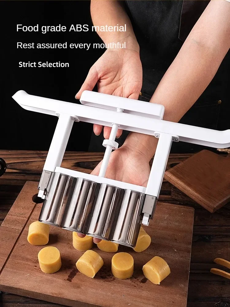 Food Pastry Stress Mold Mooncake Mold Filling Dispenser Cookie Stamps IY Hand Pressure Baking Fondant Decoration Tools Kitchen