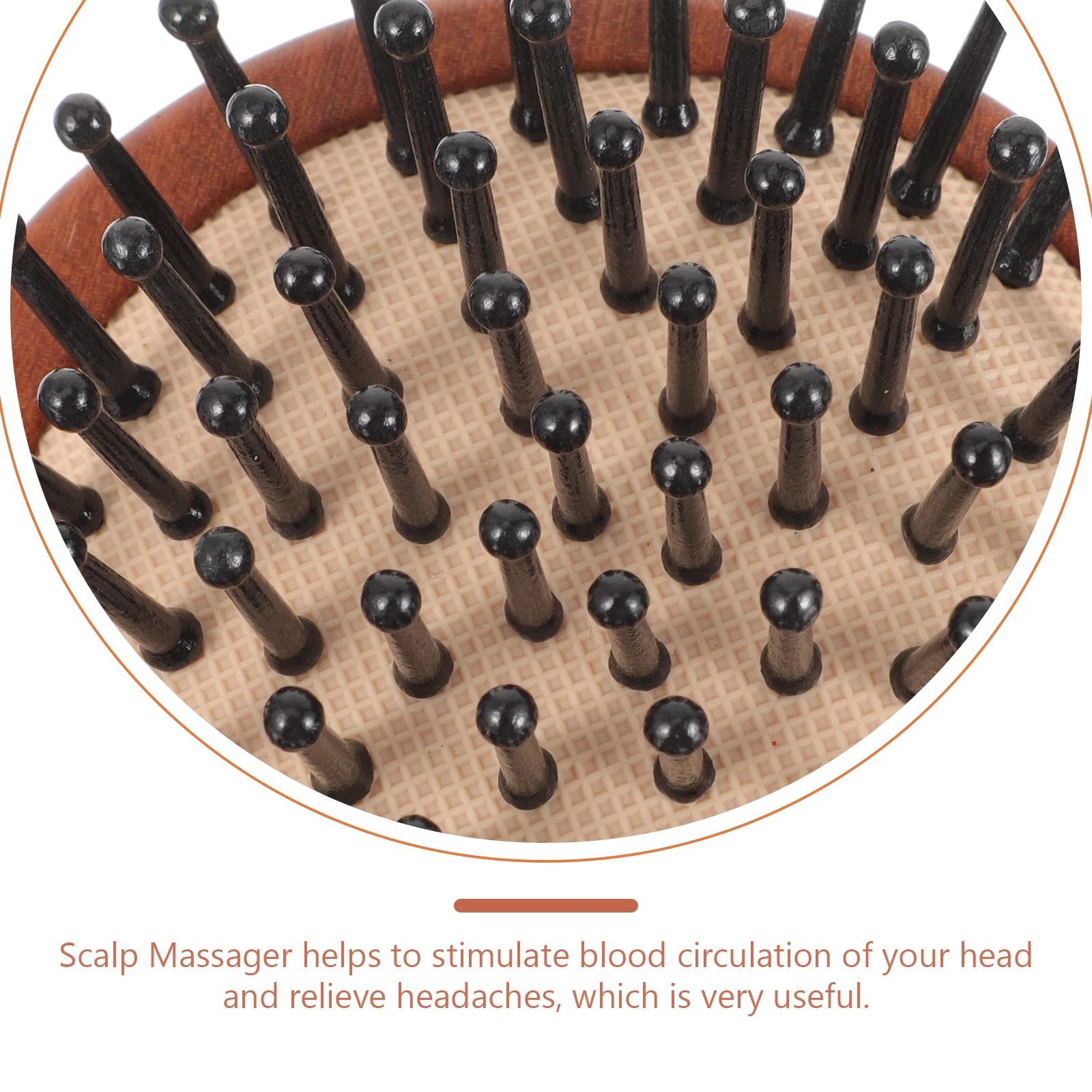 

Деревянная щетка для волос в форме медведя, массажер для кожи головы, расческа, массажная щетка для головы, портативная отшелушивающая расческа для волос, гладкая текстура