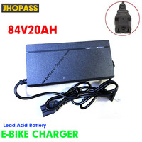 LED Output 106.3V 84V 20AH  lead acid AGM GEL SLA VRLA battery charger for scooter E-bike electronics Motorcycle AC 110V-220V