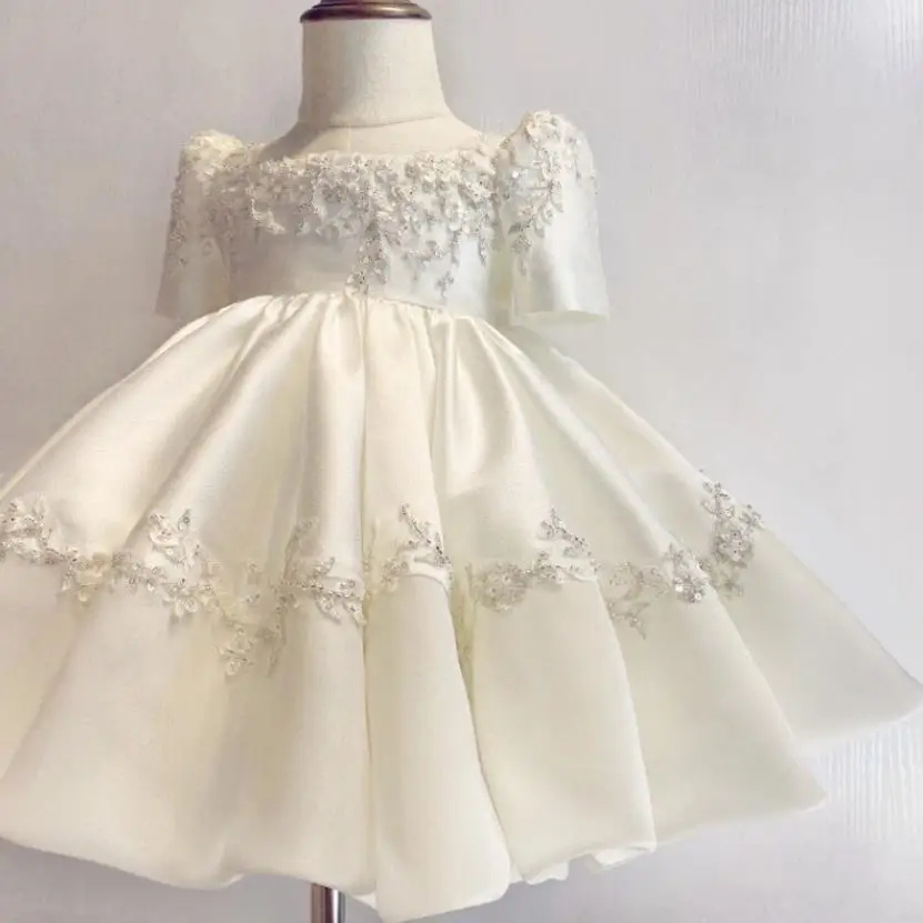 Children's Princess Evening Gown Host Performance Wedding Birthday Baptism Party Flower Girls Dresses A3064 Vestidos