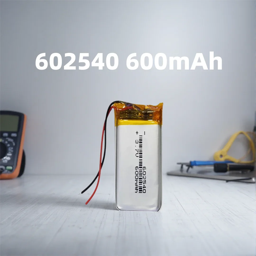 

Stable Performance 602540 3.7V 600mAh Rechargeable Li-Polymer Battery High Density Battery for GPS Locator 702530 702540 802540