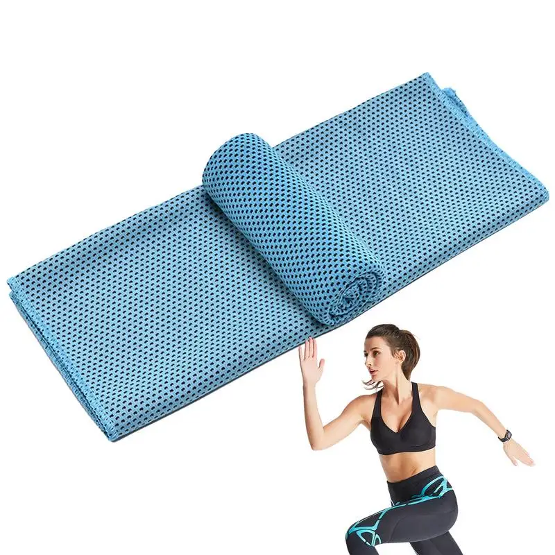 Cooling Towels Summer Sports Hot Weather Cooling Towels Soft Breathable Cold Towel Instant Cooling Towel For Camping Running