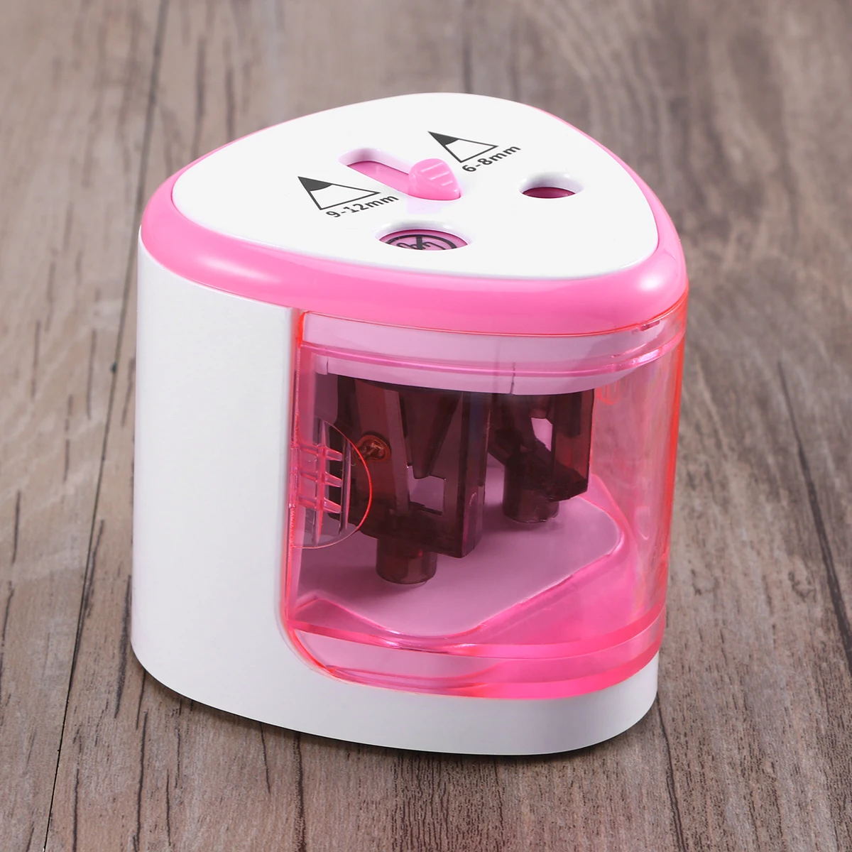 

Electric Pencil Sharpener Dual Holes 6-8mm 9-12mm Automatic Heavy Duty School Office Student Supplies Sharpening Tool