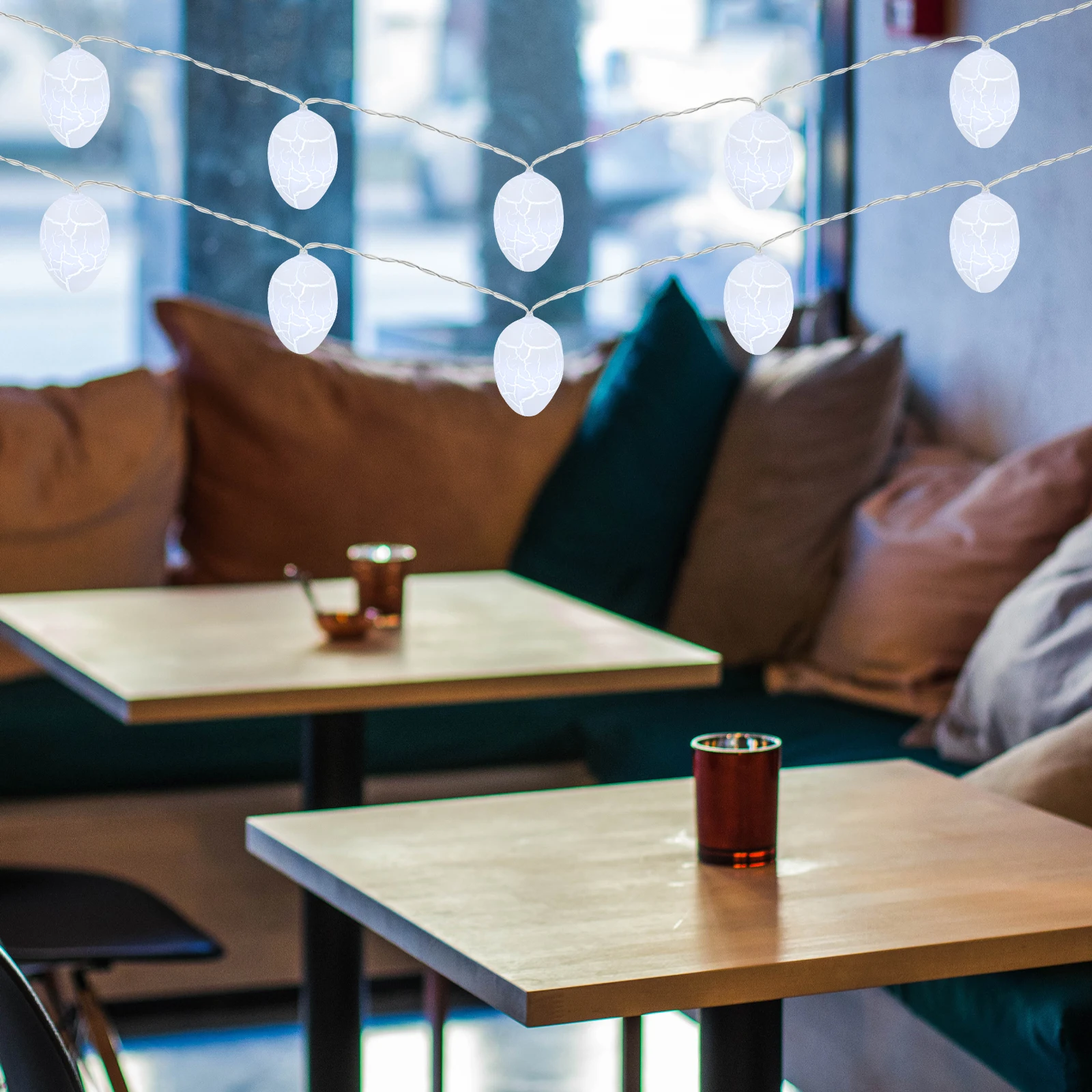 

20LED Easter Egg String Light Operated 3 Meters LED Fairy Lights Wedding Birthday Decoration Easter Party Bedroom