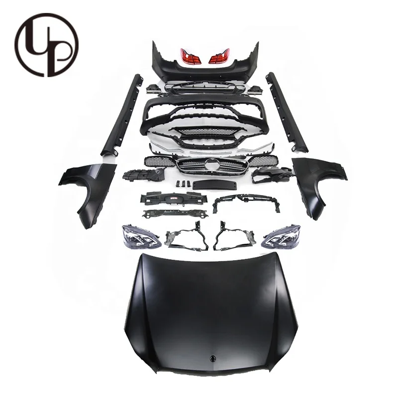 

STLFSTLFE-class W212 E63 Style 2014year- Old to New Style Body Kit for W212 Body Parts Bumper Hoof Side Skirts