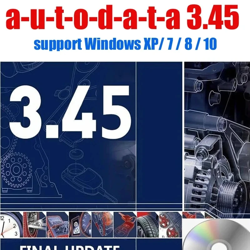 2024 Hot AutoData 3.45 Car Software + Vivid Workshop Data Atris-Stakis Technik 2018.01V Multi languages Polish Spanish Link HDD