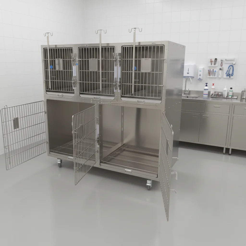 Pet Heated Cage with Adjustable Temperature Portable Control Safe & Comfortable Thermostatic Pet Cage