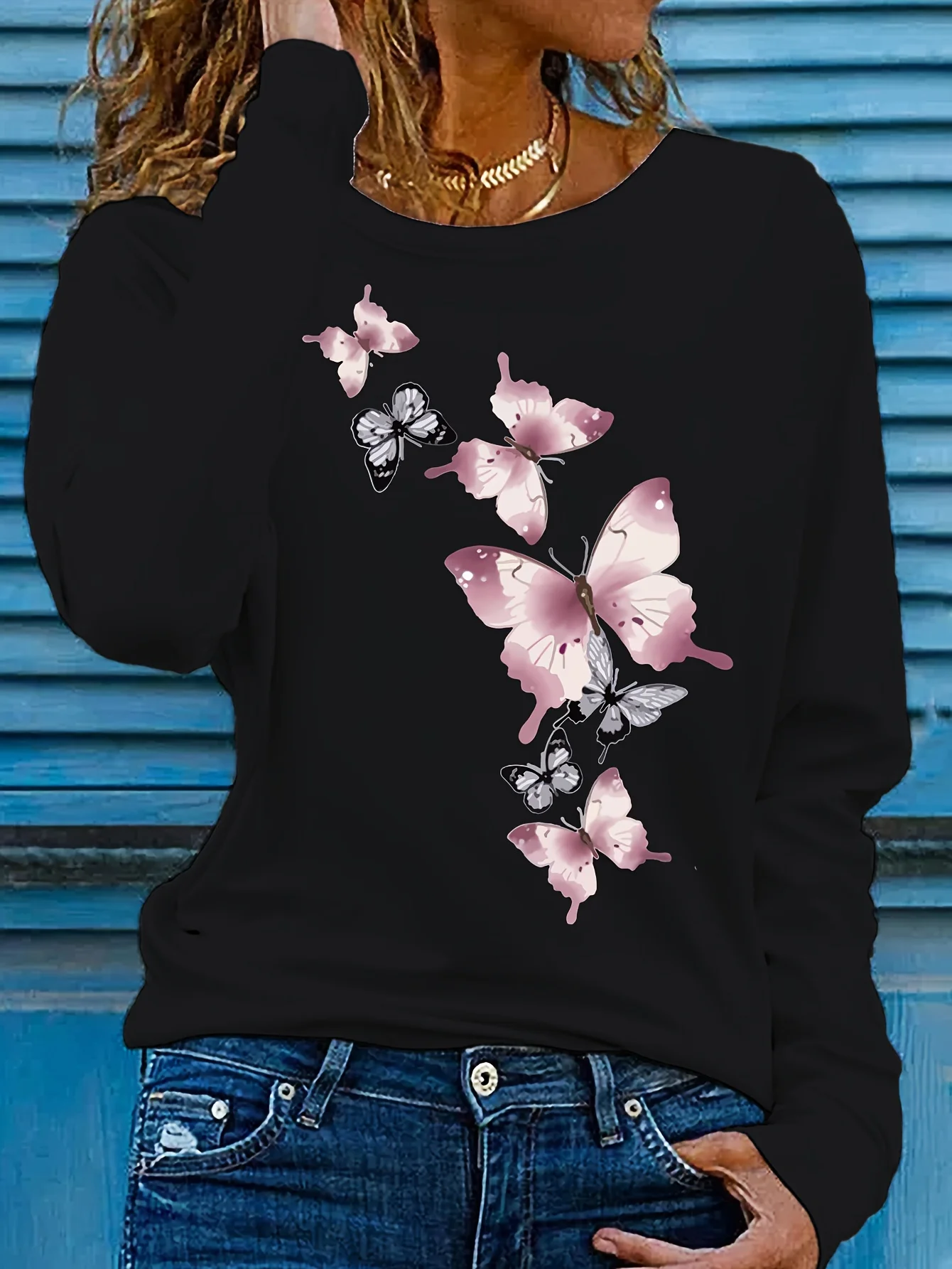 

Женская повседневная свободная футболка, тонкая женская детская футболка с длинными рукавами для женщин, тонкие белые топы, женские футболки, новый стиль