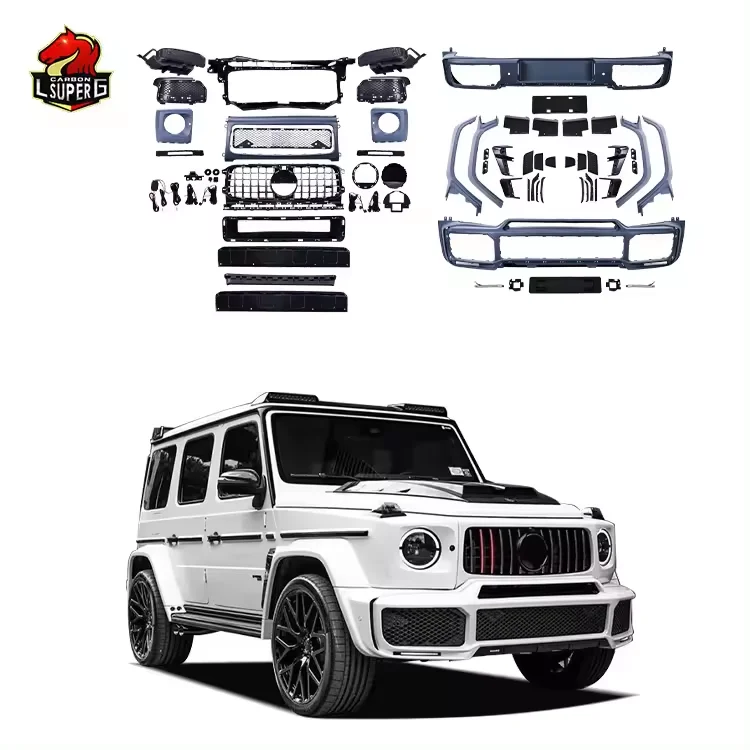 B Style Front Rear Bumper Bodykit For Mercedes Benz G Class W464 G500 G63 2019+ Upgrade Body kit