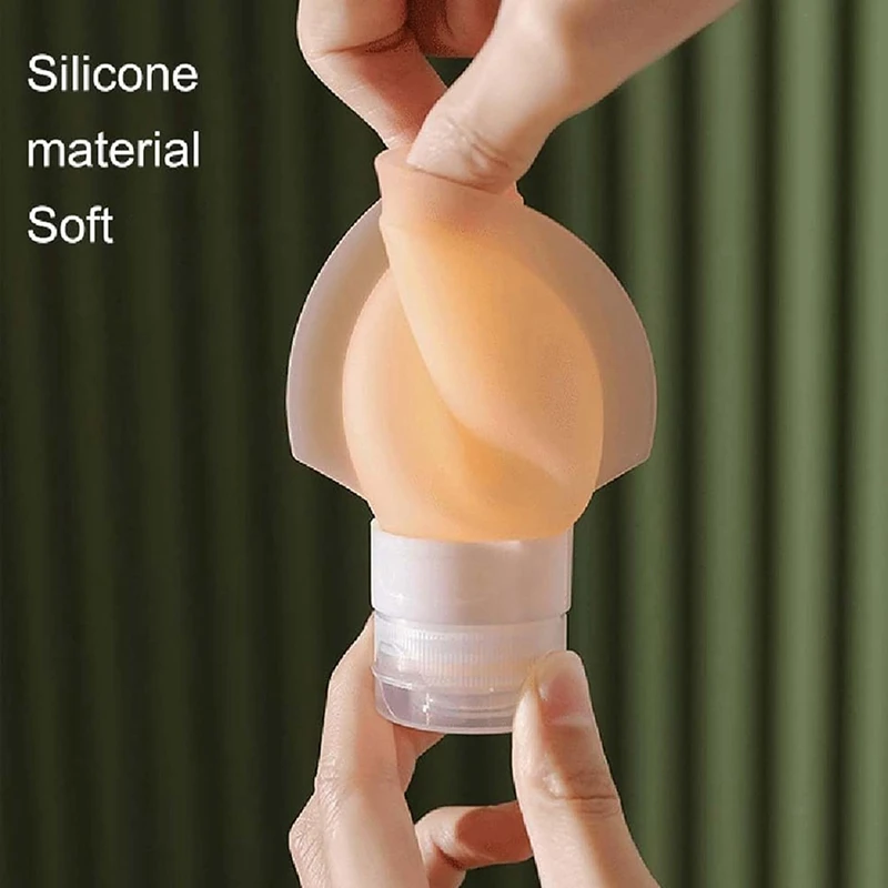 Portable Large Diameter Silicone Travel Bottle,Silicone Travel Bottles, Silicone Portable Travel Bottles Easy Install