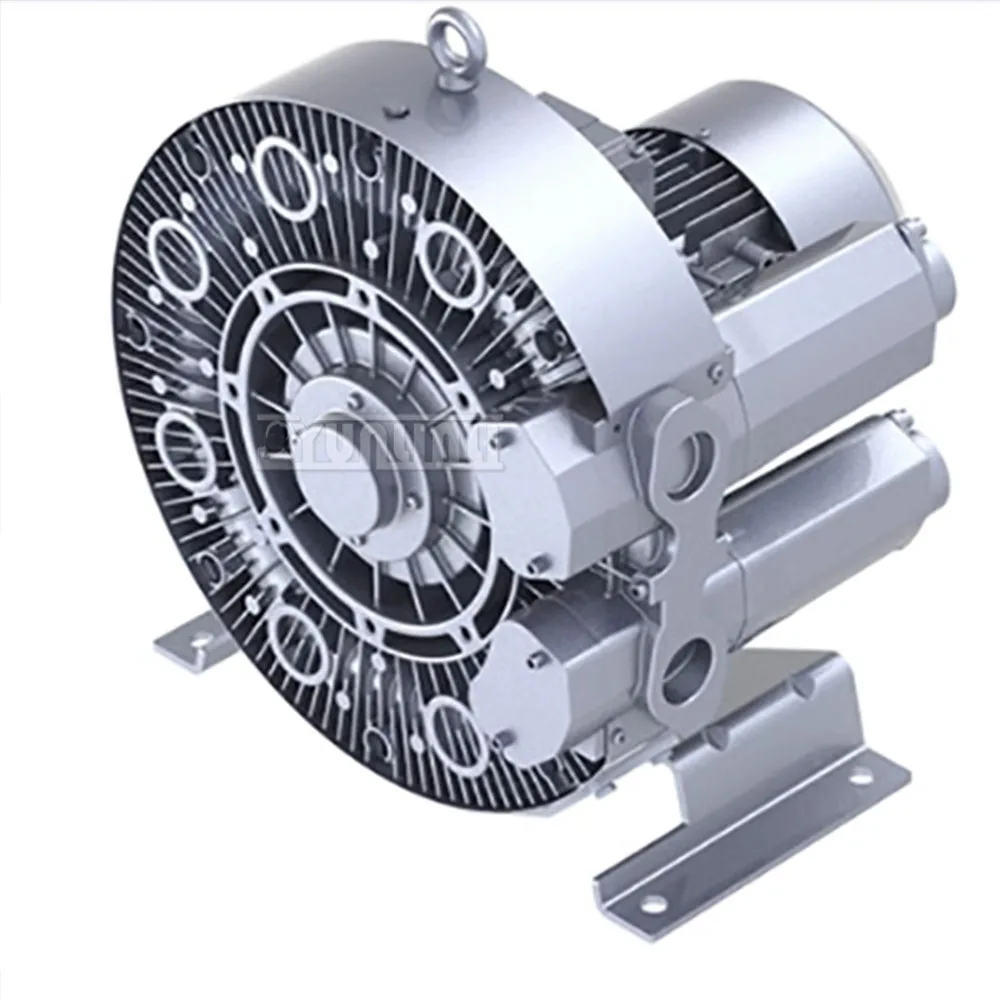 Ventilatore di aerazione a risparmio energetico Pompa d'aria a vortice ad altissima pressione Ventilatore di ossigeno a basso rumore Funzionamento senza olio di piccolo volume
