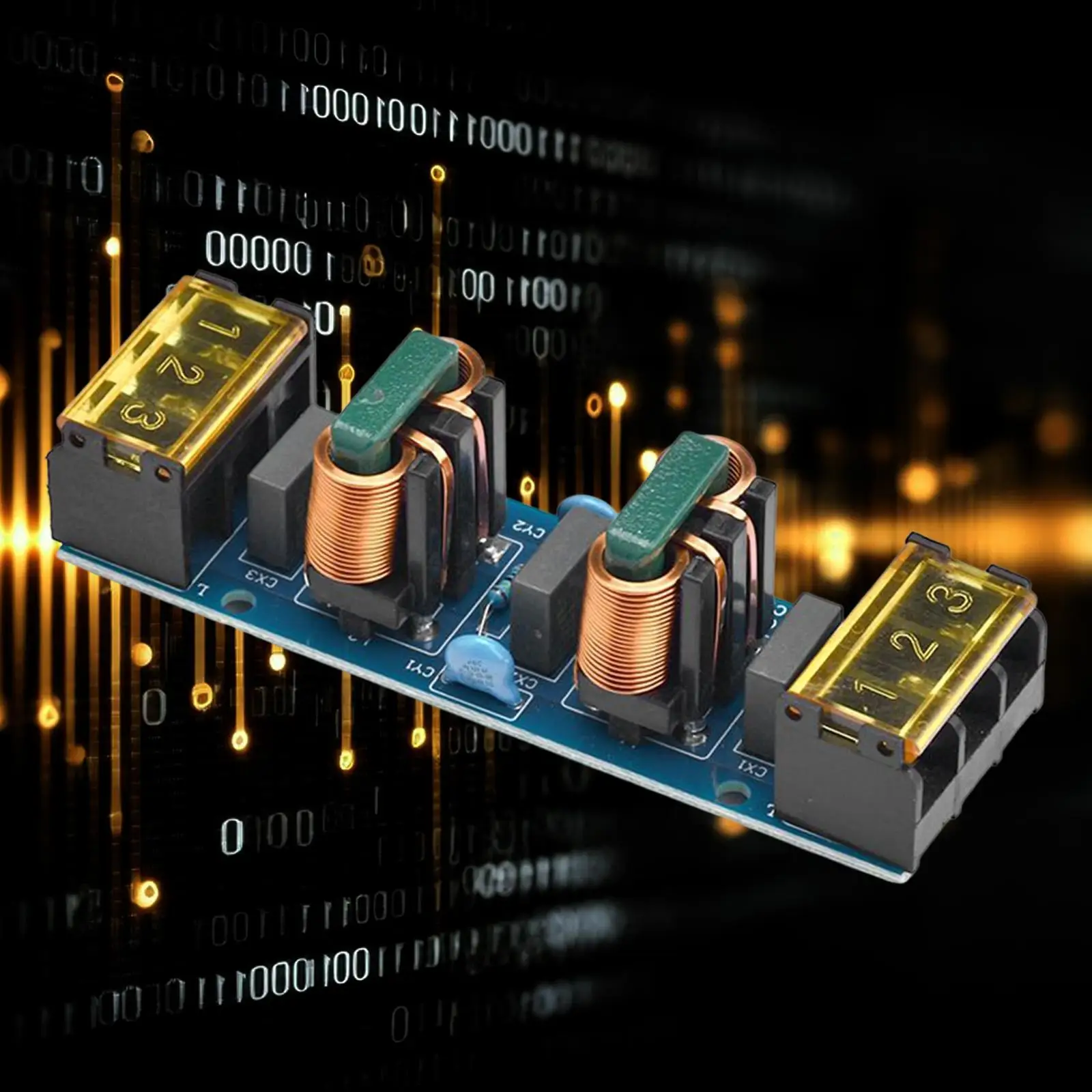 Emi Power Filter Filter Circuit 25A Effective 2 Stage Low-pass for Automated Systems Building Automation ,Precision Machinery