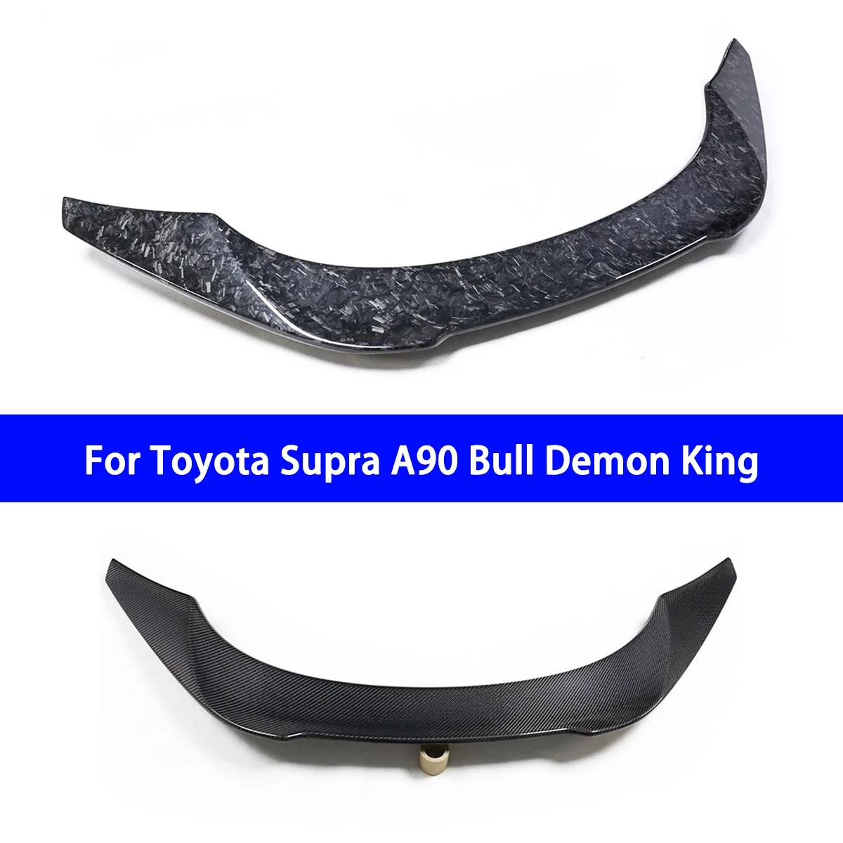 For Toyota Supra A90 Bull Demon King Modified Carbon Fiber V Model with Pressure Tail Wing and Fixed Wind Wing Turbulence