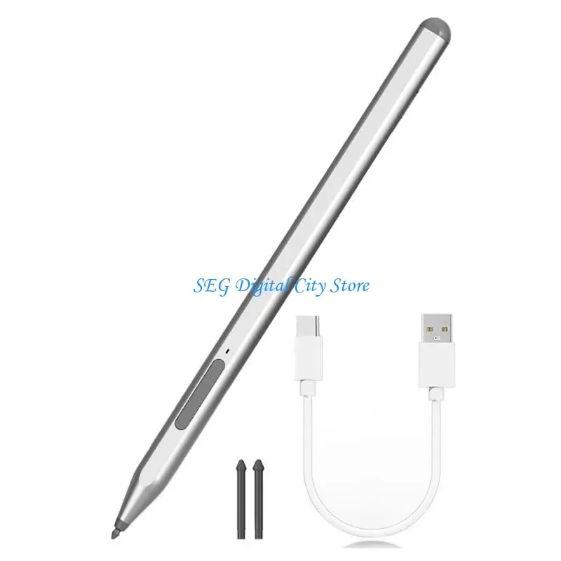 U75B Tablet Styluses Pen 1024Pressure Levels Replaceable Tip for Go/Laptop