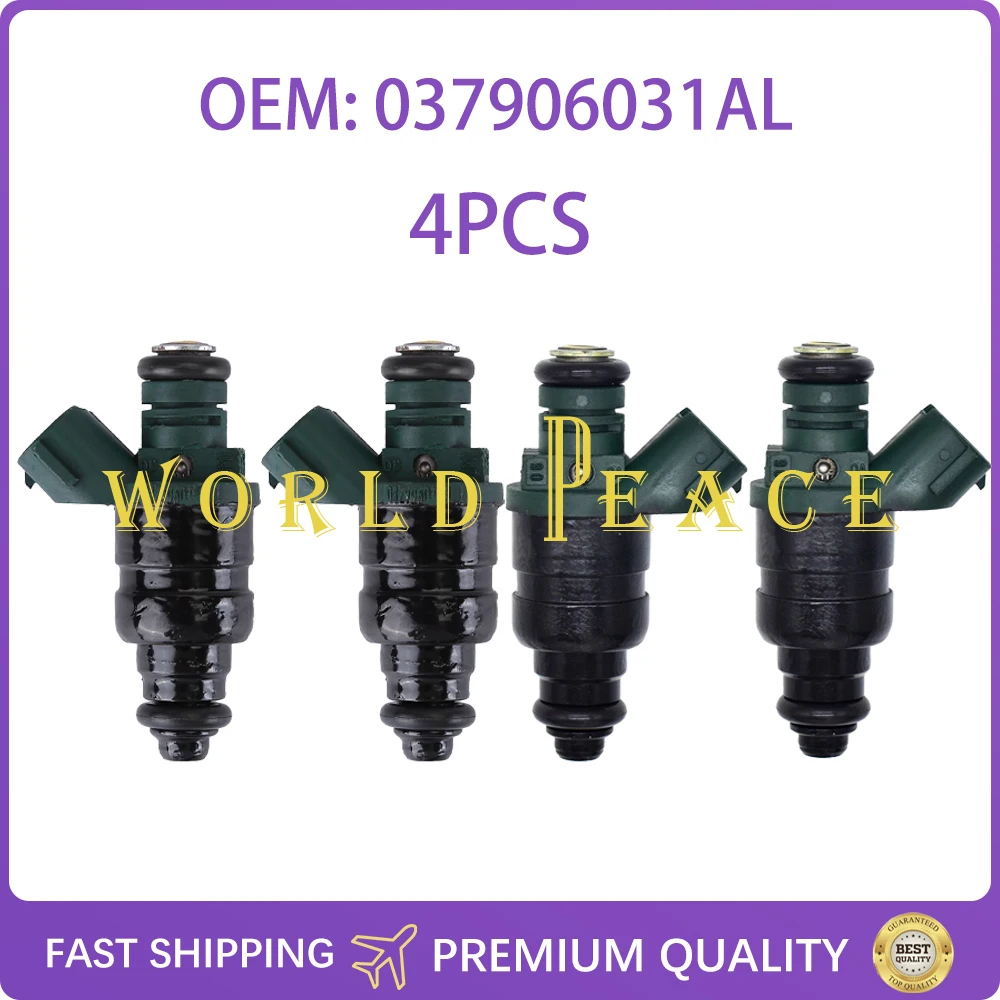 

4PCS Brand New Fuel Injector Nozzle 037906031AL Fit For Seat Toledo V W MK4 Bora Jetta Coccinelle Golf MK4 Beetle Audi A3 1.6
