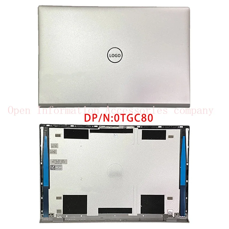 

Новинка для DELL Inspiron 13 5000 5300 5301 2020, сменные аксессуары для ноутбуков, задняя крышка ЖК-дисплея/подставка для рук/нижняя часть с логотипом 0TGC80