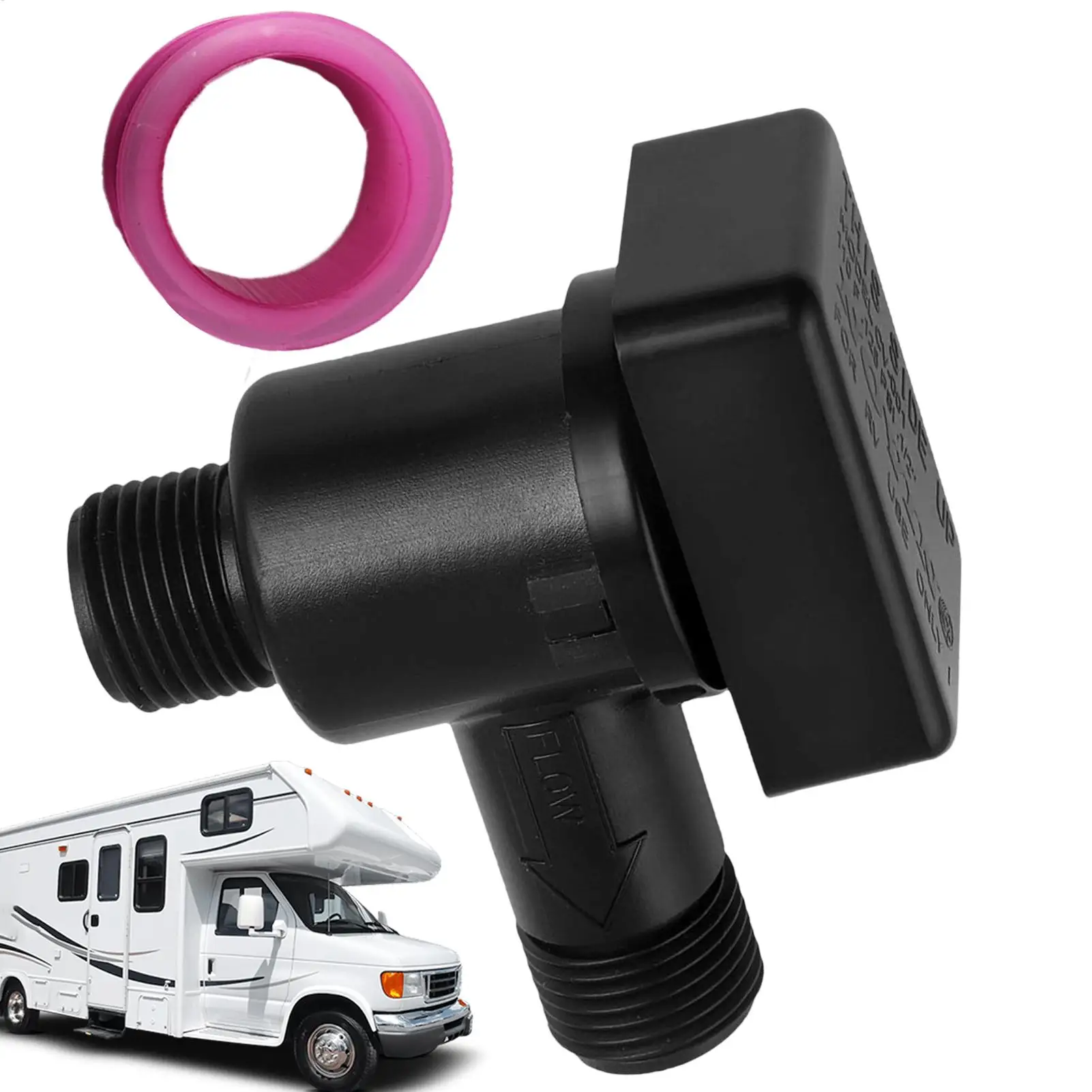 

Обратный клапан вакуумного выключателя для автофургона, замена прицепа, черный резервуар, обратный клапан, аксессуары для защиты пресной воды для улицы