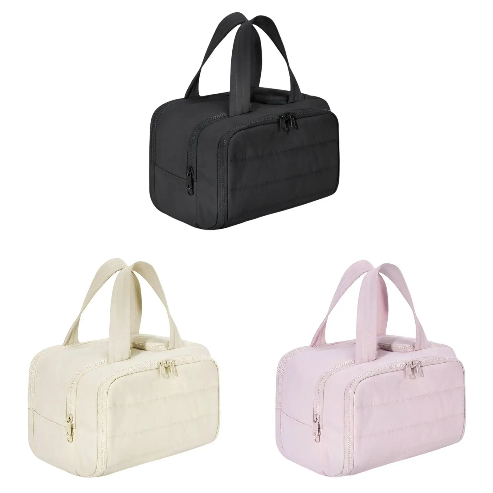 Travel Toiletry Bag Multipurpose Portable Cosmetic Bag for Brushes Lipstick