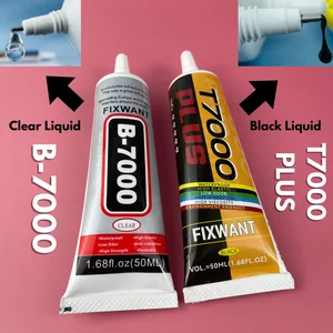 15ML 50ML 110ml Clear B-7000 Glue & Black T7000 PLUS Adhesive Repair Cell Phone Touch Screen B7000 Liquid Jewelry Craft Glue