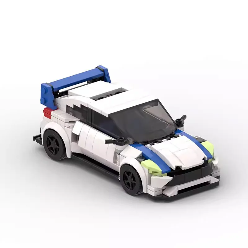 MOC-Forded Fiesta WRC Speed Champions Building Blocks Set, Techniced Carros, Tijolos Brinquedos, Presentes para Meninos e Meninas