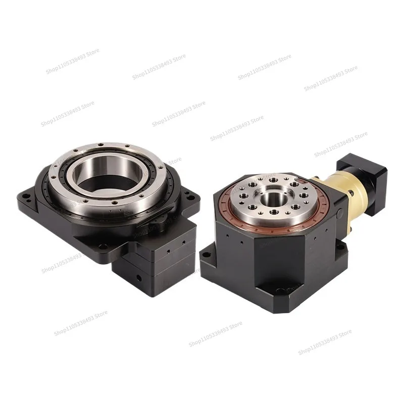 For Right Angle Hollow Rotary Platform 60/85/200 Servo Gear Reducer Small Indexing Disc Precision Electric Turntable