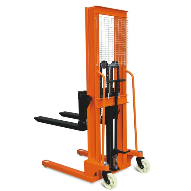 Workmates 1-2.5Ton Hydraulic Hand Pallet Stacker Manual Forklift Gear Engine New Offroad Nylon/Rubber/PU CTY-E Model Warehouse