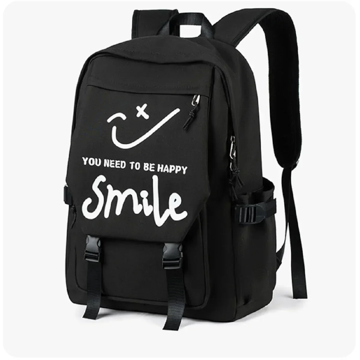 Lustiger Emoticon-Rucksack, Schul rucksäcke für Jungen und Mädchen, wasserdichtes Nylon material, Taschen für Schüler und Studenten