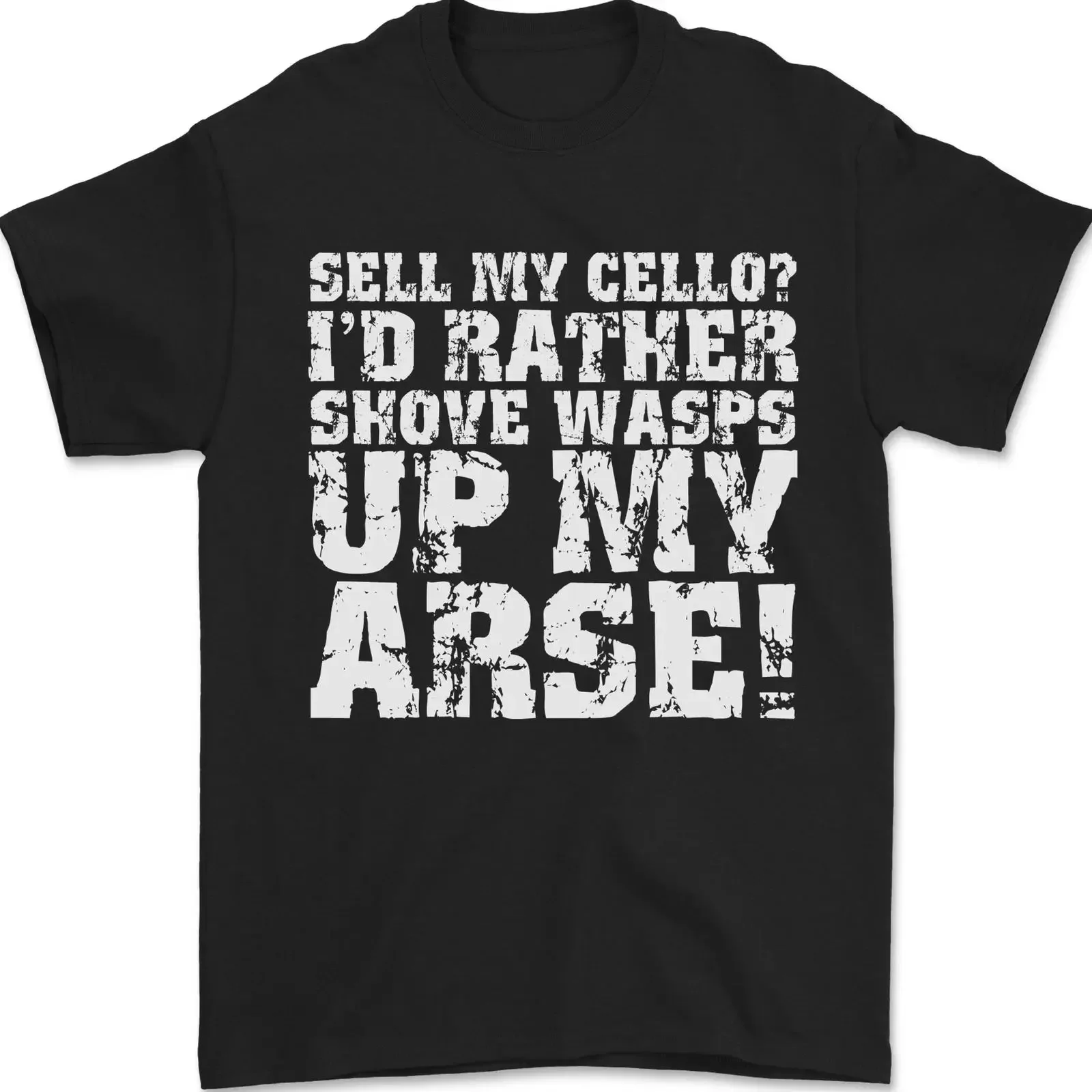 Sell My Cello Player lustiges Musik Herren T Shirt 100 Baumwolle vintage Washed Breathable homme Stylish designer clothes