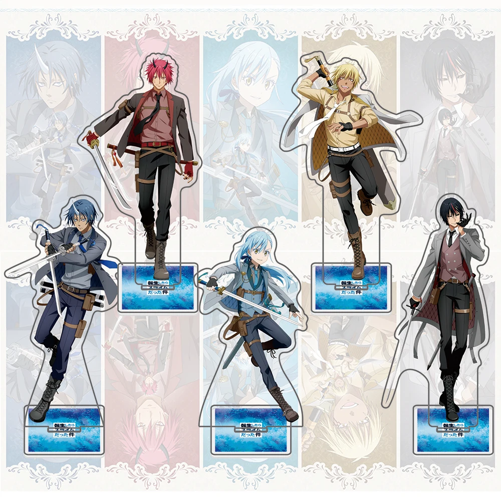 That Time I Got Reincarnated as a Slime Acrylic Standee – Rimuru, Benimaru, Souei, Gobta & Diablo Anime Figure Collectible Gift