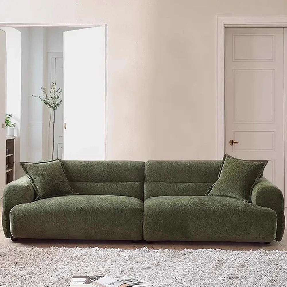 

Green Color Modern Sofas Designer Sectional Floor Lazy Living Room Sofas Reading Lounge Single Meuble De Salon Furnitures