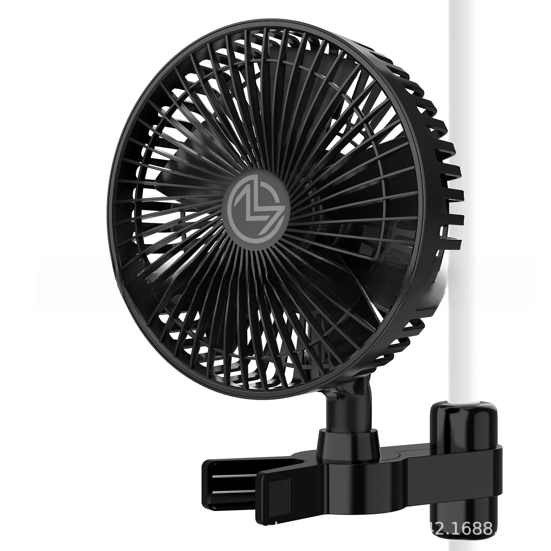 7-inch Clip Fan with Intelligent EC Motor Control, for Grow Tents, Hydroponics, Dorms, Camping and RVs