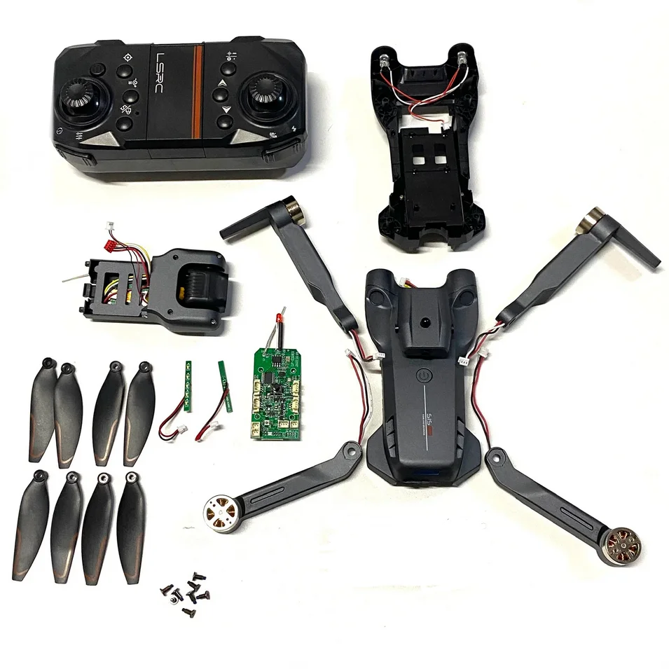 S1S Mini RC Drone Replacement Parts Arm With Brushless Motor Propellers Blades LSRC-S1S PCB Receiver Engines Accessory