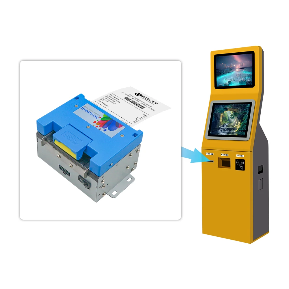 MASUNG MS-GD81H  3 Inch Embedded Thermal   Kiosk Printer  Thermal Printer Module  with Auto Cutter  for ATM Vending Machine