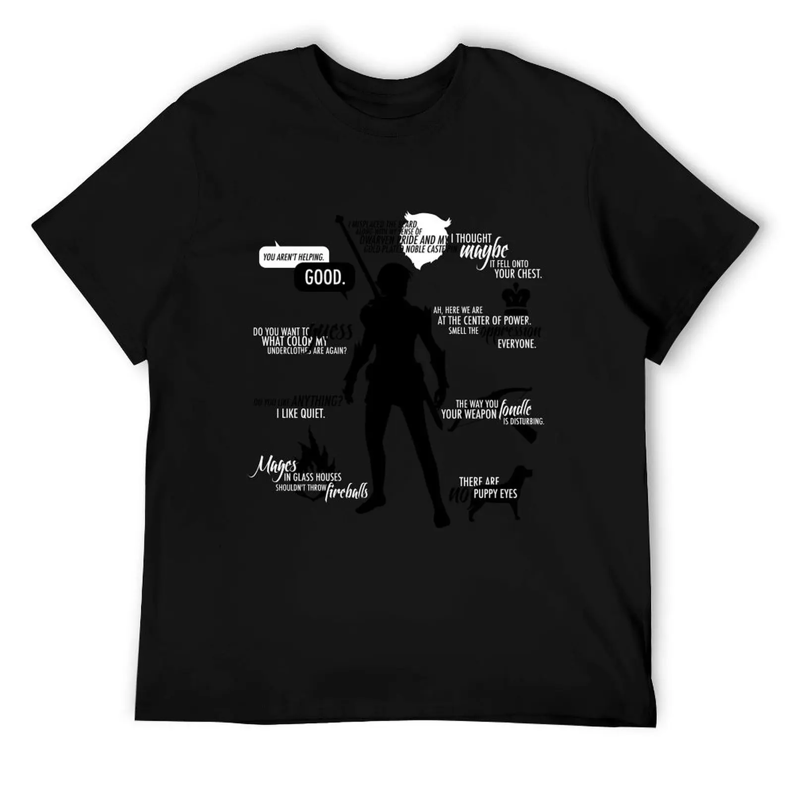 

Dragon Age: Fenris T-Shirt cotton tshirt 100% man t shirts for men T-Shirt