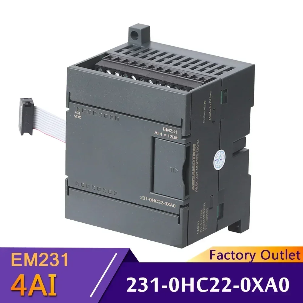 EM231 6ES7 231-0HC22-0XA0/0XA8 Amsamotion 4AI*12Bit Extension Module For Siemens S7-200 PLC 4Channel Input Analog Module