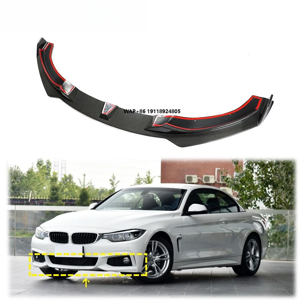 

Carbon Fiber Auto Car M Tech Bumper Front Lip Splitter for 4 Series F32 F33 F36 M Sport 2014-2019