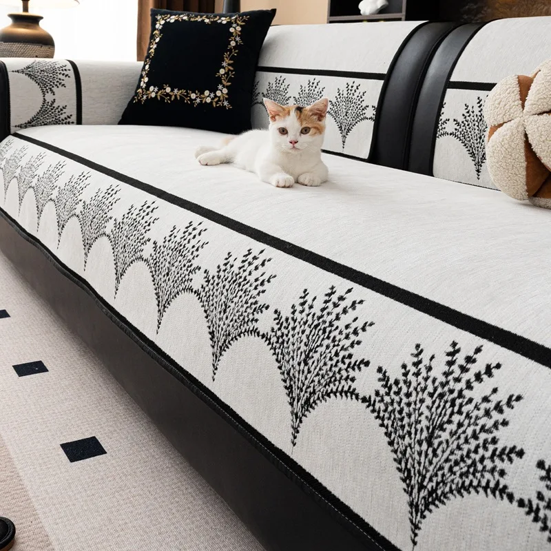 

Новый тканевый чехол для дивана с высококачественным прямым рядом, чехол для диванной подушки с противоскользящими свойствами, подходящий для всех сезонов