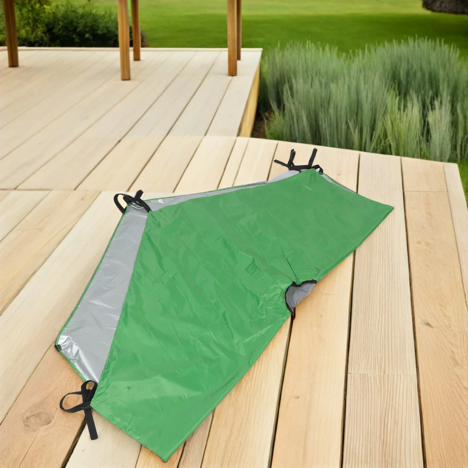 الترامبولين ظلة غطاء الأشعة فوق البنفسجية حماية مقاوم للماء المضادة للأشعة فوق البنفسجية المظلة للترامبولين في الهواء الطلق خيمة تظليل الفناء الخلفي التخييم #2