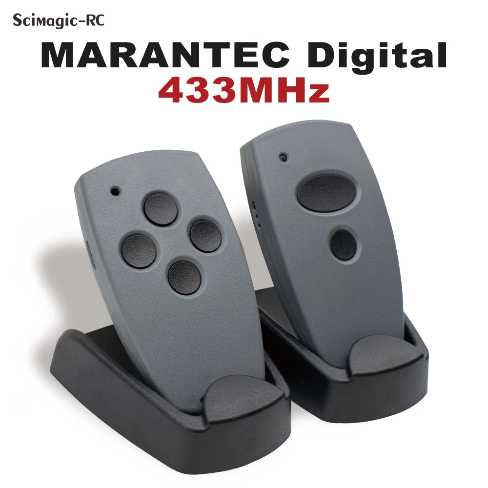

Marantec Digital 302 304 313 Comfort 220 250 252 433 МГц с фиксированным кодом, пульт дистанционного управления для гаражных ворот, контроллер ворот 433,92 МГц