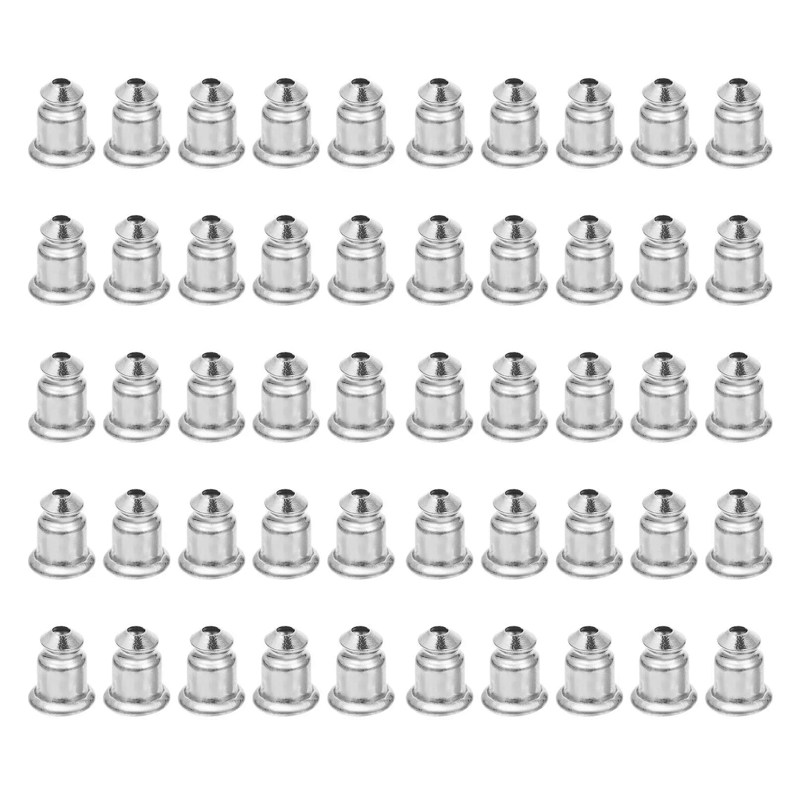 

100Pcs Earring Backs Copper Durable Safety Stoppers Lightweight Accessories for DIY Jewelry Craft Professional Use