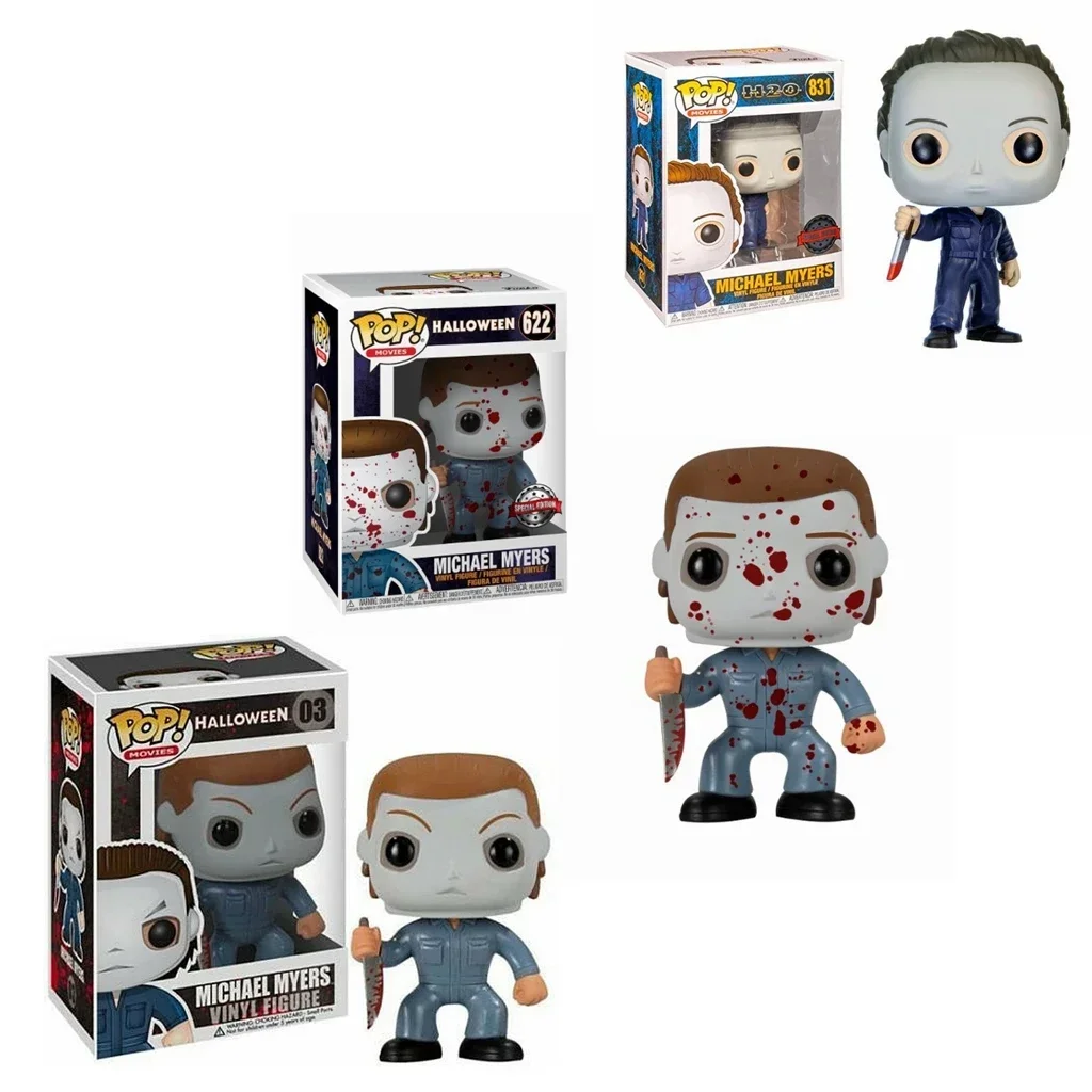 Funko POP Películas Edición Especial Michael Myers 622 #   H2O Michael Myers # 831 03 #   HALLOWEENS Figura de vinilo Modelo Juguetes coleccionables