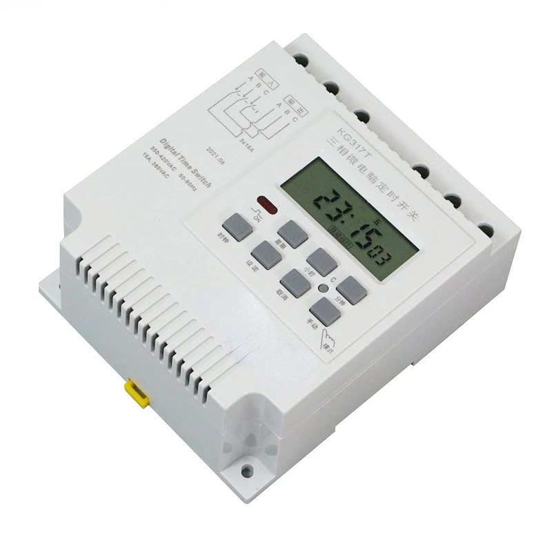 Kg317t Aerator 380V Three-Phase Timer Switch Controller Microcomputer Intelligent Automatic Timing Time Switch