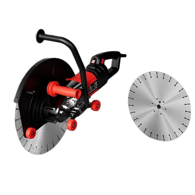 High power hand-held stone trimming machine Multifunctional concrete reinforced wall hydropower grooving trimming machine
