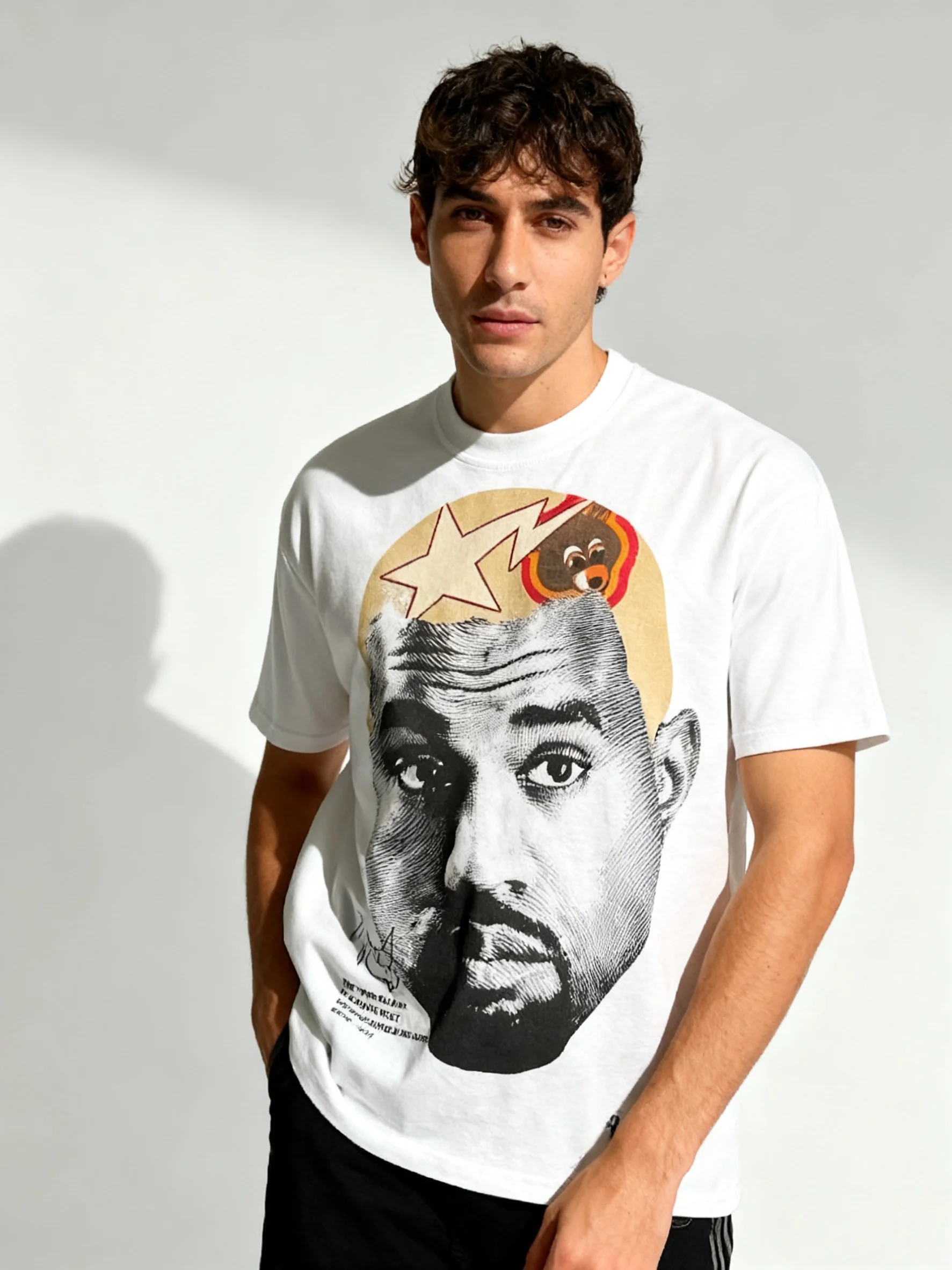 

Мужской и женский винтажный топ в стиле хип-хоп, уличная одежда, футболка большого размера, повседневная одежда с коротким рукавом, летняя модная ностальгическая футболка в стиле ретро