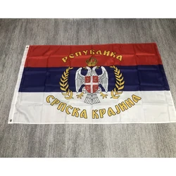 custom flag 90x150cm Russian Serbia State Flag 3x5ft Serbia hanging Flags single printed Banners