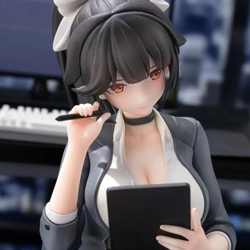 جديد 17 سنتيمتر Azur Lane الشكل IJN تاكاو بولي كلوريد الفينيل تمثال لعبة تحت عنوان تمثال للكبار جمع مكتب الديكور دمية لعبة هدية الهالوين