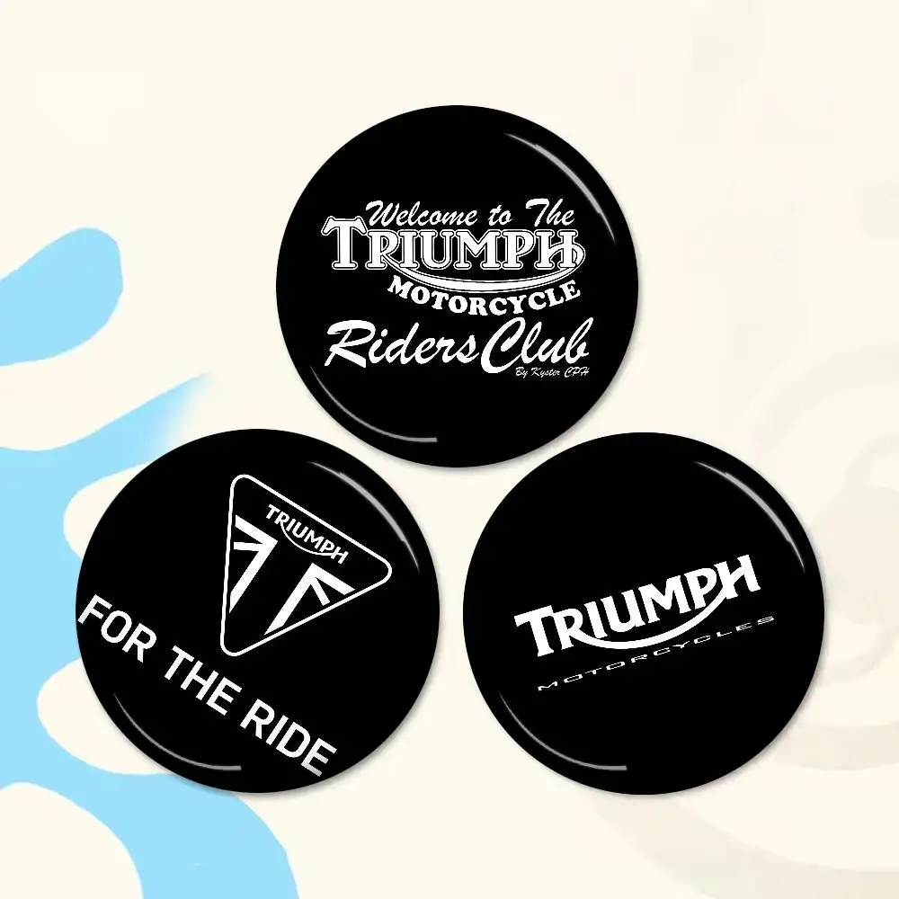 T-Triumphs Logo Tinplate Soft Button Pin Brooch Metal Badge Custom Jewelry Accessories Hat Bag Lapel
