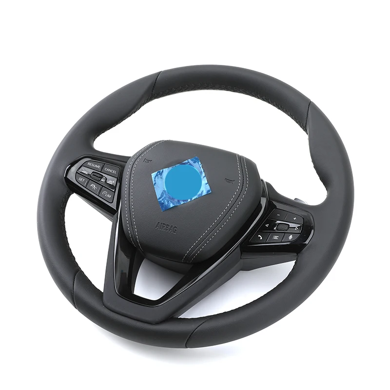 Customizable Stylish Leather Wrapped Car Steering Wheel for BMW 5 7 Series X7 G38 G12 G07 G30 G20 G80 G21 G81 G21 G22 G82 G30